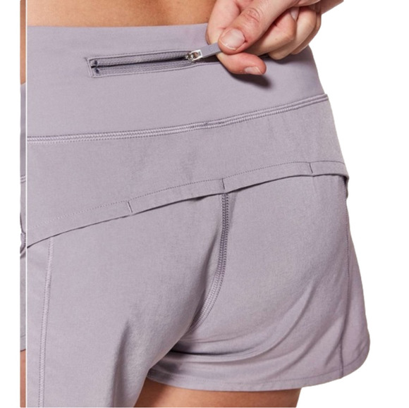 COPY - Lululemon Speed Up Short 2.5" Dusty Dawn Purple Size 8 - Picture 2 of 12